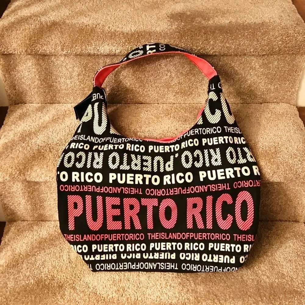 Robin Ruth Puerto Rico Large Canvas Hobo Bag NWT